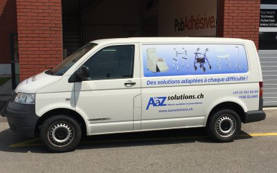 Bus de livraison AàZsolutions personnalisé