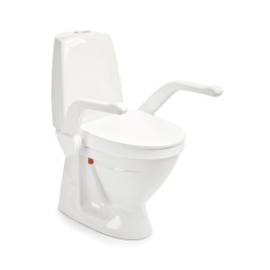 Rehausse WC 2cm MY-LOO FIX avec accoudoirs et couvercle