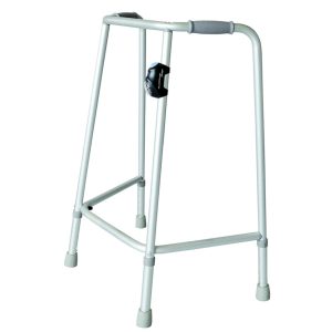 Lampe Silverlux clipée sur un cadre de marche