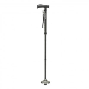 Canne avec embout stabilisateur Hurrycane vue debout